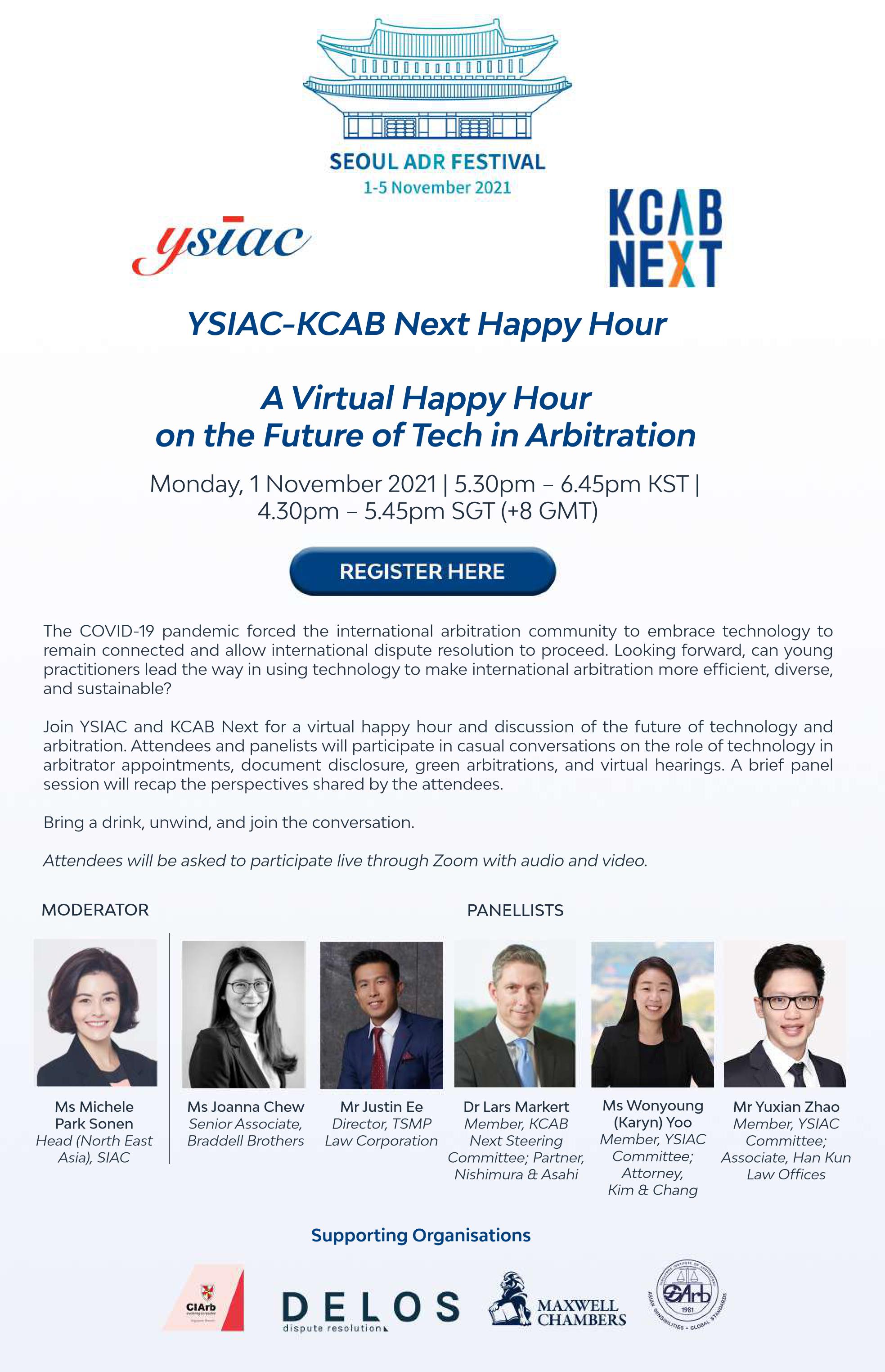 [SAF 2021] YSIAC-KCAB Next Happy Hour