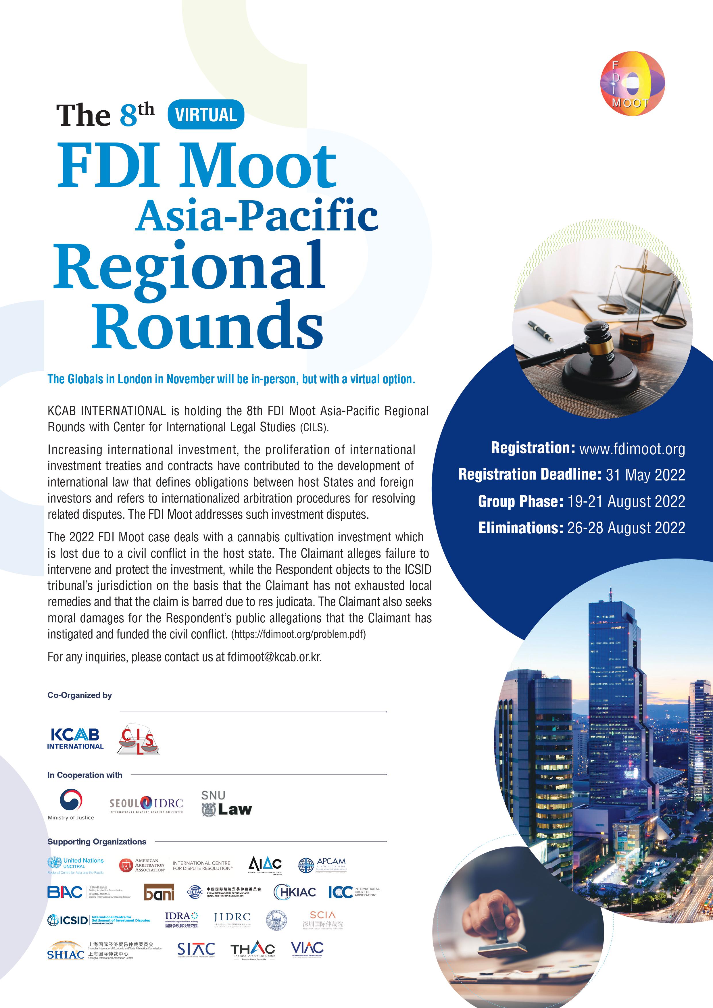The 8th FDI Moot Asia-Pacific Regional Rounds